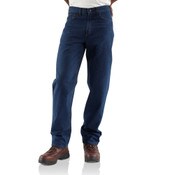 Carhartt FR 2Q Relaxed Fit Signature Jean in Denim